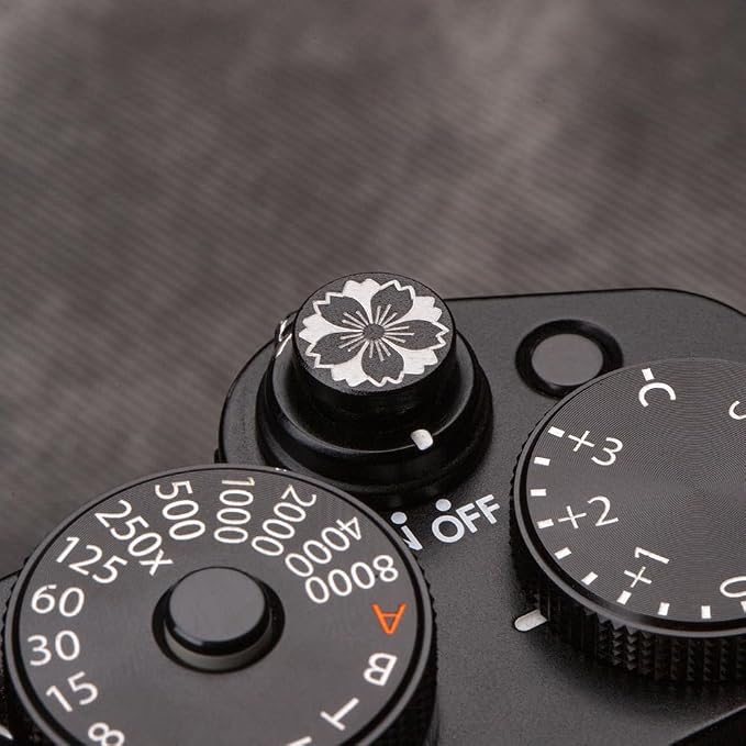 Camera Metal Hot Shoe Cover Shutter Buttons Protector for Fuji X100VI X100V X-T4 X-T3 XPRO3 XPRO2 for Nikon ZF Z5 Z6 Z6II (Black-Shutter Decorative Button) - Image 5