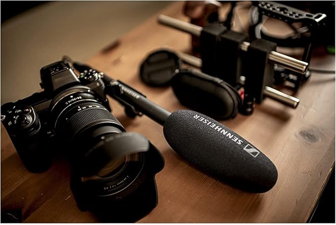 Sennheiser Pro Audio Sennheiser Pro Audio Wireless Microphone System, Black (MKE600) | Supercardioid shotgun microphone with XLR-3M and low-cut filter for camcorders, video DSLRs and outdoor recording - Image 2