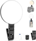NEEWER Entry Level Version LED Selfie Ring Light, 4.8W Bi Color Edge Lit Clip Phone Fill Lighting with 2000mAh Battery, CRI90+ for Camera Laptop Computer Webcam Video Conference Makeup Recording, N23 by Neewer