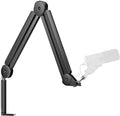InnoGear Mic Arm Microphone Boom Arm Cable Management for Blue Yeti, Black | Desk Mount, for Shure Fifine, Professional Appearance, Extendable, Horizontal Reach 32.3", 3.5 lb Weight Capacity, Heavy-Duty by InnoGear
