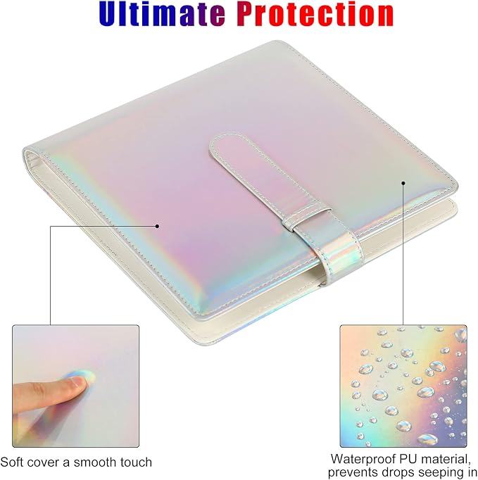 Veicevol 256-Pocket 2x3 Photo Album for Instax Mini and Polaroid | PU Leather Cover Keeps, Fits Instax Mini and Polaroid 2x3 Photos, Protects Travel, Wedding and Family Memories - Image 7