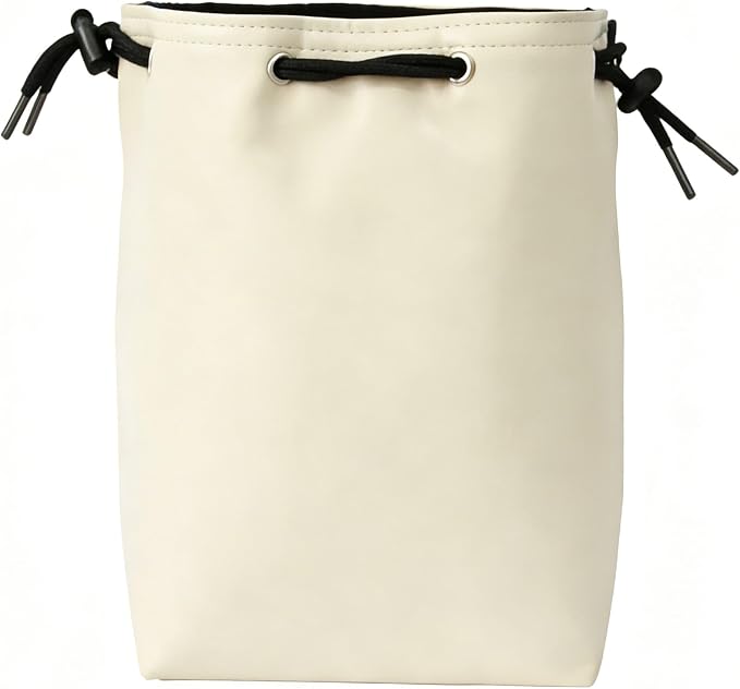 NOWNIN Drawstring Camera Lens Pouch with Cotton Pad, 9.84"x6.69", for SLR | Fleece-lined interior protects lenses from scratches & dust. Drawstring closure. Lightweight, portable for travel & storage by NOWNIN