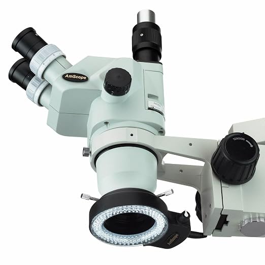 AmScope LED-144B-ZK 144 LED Intensity-Adjustable Ring Light: Stereo | Stereo Zoom Microscope 144-LED Ring Light - Image 4