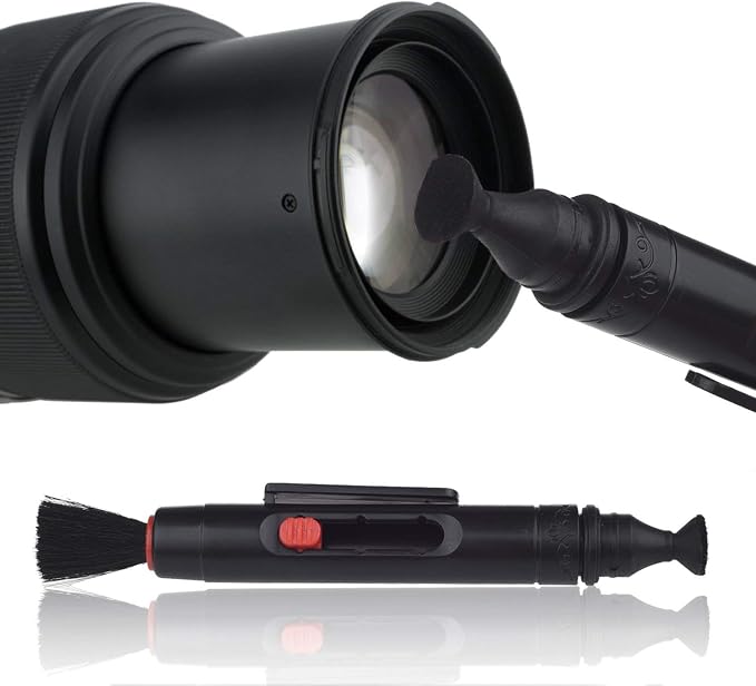 CamKix Camera Lens Cleaning Kit, Air Blower, 2-in-1 Lens Cleaning Pen | Cleaning Brush, Empty Spray Bottle, Lens Cleaning Paper Tissues and 5 Microfiber Cloths; No Liquid Included. - Image 3