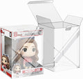 Protector Cases Compatible with Funko, 8 Count Fit 4" Collectible Figures | Stackable Storage, Clear Display Box with Protective Film, 8 Count by Sooez