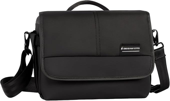 Camera Bag Small DSLR Camera Shoulder Bag for Photographer Waterproof Messenger Bag Crossbody Case Compatible with Canon Sony Nikon by Besnfoto