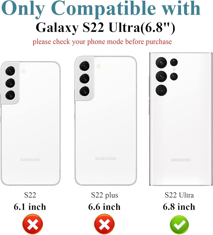 4 Pack Camera Lens Protector Compatible with Samsung Galaxy S22 Ultra | 9H Tempered Glass Camera Screen Protector, Bubble Free, Scratch-Resistant, Case Friendly, High Definition - Image 2
