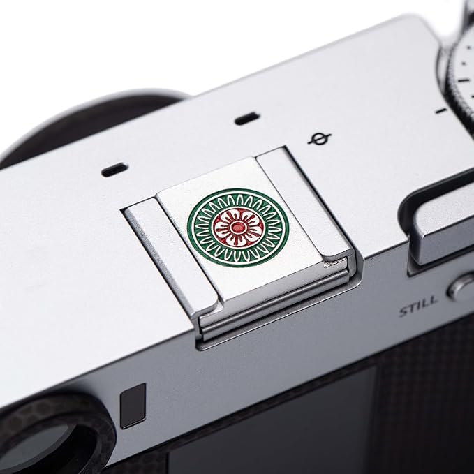 Chinese Mahjong Camera Shutter Button and Camera hot Shoe Cover, Suitable for Fuji XE3/XE4/XT100/XT200/XT20/XT30/XT4/XT5/XPRO2/XPRO3/Nikon ZF (Chinese Mahjong hot Shoe Cover) - Image 3