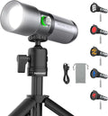 NEEWER Basics FL10 RGB Photography Flashlight w Desk Tripod Stand 4 Colors | 20 Gobo Filters, 7500mAh, 10W, 6300K, CRI95+, Portable LED Spotlight Ambient Sunset Light, Video Recording Studio Lighting by Neewer