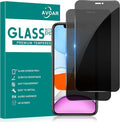 2 Pack Privacy Screen Protector for iPhone 11 / XR, 6.1 Inch | Tempered Glass Film, Full Screen, Anti-Spy, Bubble Free, Case Friendly by AVOAR