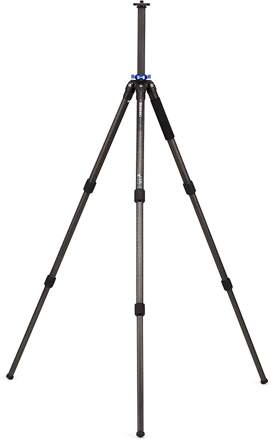 Benro Mach3 9X Carbon Fiber Series 3 Tripod, 3 Section, Twist Lock Legs, 63.6 lb. Maximum Height, 35.3 Load Capacity- Black (TMA37C) | 9X Carbon Fiber legs with 35.1-40 lb capacity and twist locks for photography, videography and outdoor shooting - Image 2