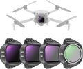 NEEWER CPL ND Filter Set Compatible with DJI Mini 5 Pro (CPL/ND16/ND64/ND256), Snap On Circular Polarizing Polarizer Neutral Density Lens Filter, Drone Camera Photography Accessories, 4 Pack by Neewer