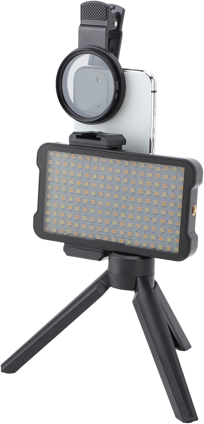 Reduce Reflected Light Device, 52mm CPL Lens Filter, Rechargeable Fill Light for Photography, Live Streaming - Image 4