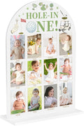My First Year Photo Board Baby Milestone Signs One Year of Baby Photo Board, Best Babies Keepsake 10x14 Inches Acrylic Sign Decor Fits 2" x 3" Photo A19 by WelcometoMgfyfghj