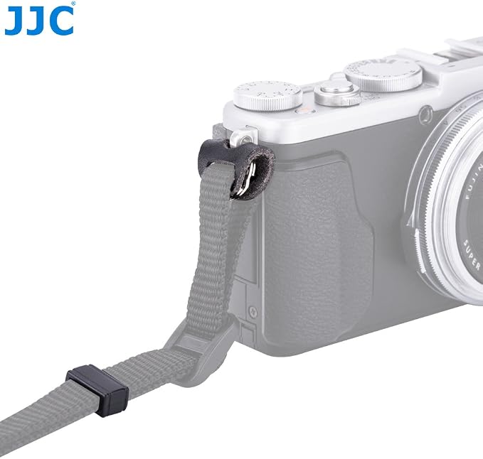 JJC Camera Strap Eyelet Lug Split O Ring Adapter & Leather Cover for Camera | w Strap Adapter Rings & Soft Leather Piece,Fits cameras with Small Eyelets,for ZVE10 A6700 A7RIV A7SIII II XE4 XT4 XT30 X100V - Image 6