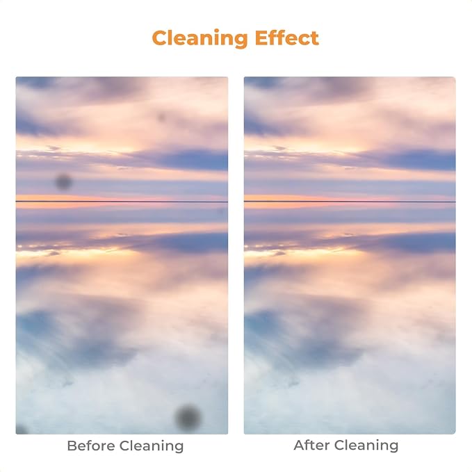 K&F CONCEPT Double-Tipped Full Frame Sensor Cleaning Kit with Cleaner | 24mm Sensor SwabsX10, New Dual-Head Design, Vacuum Sealed,20ML Gentle Cleaner,Precision Cleaning,for Nikon Sony Canon Clean - Image 8