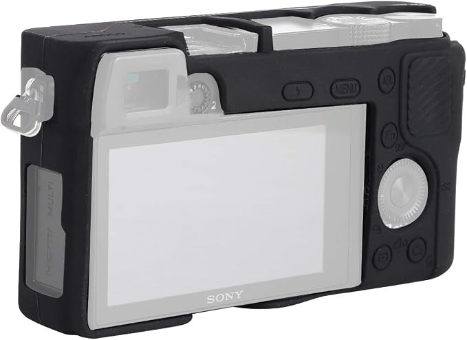 Easy Hood Case for Sony Alpha A6000 ILCE-6000 Digital Camera, Black | Soft Silicone,Anti-Scratch,Dustproof,Shockproof,Slim Fit,Enhanced Grip,Camera Skin Protector Accessories Protective Cover - Image 7