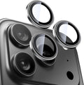 Camera Lens Protector for iPhone 17 Pro & 17 Pro Max, Titanium | AR+AF, 9H Tempered Glass, Individual Metal Ring, Anti Glare, Fall Protection, Camera Screen Cover by TENOC
