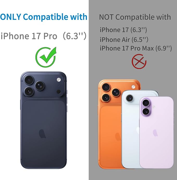 Dengduoduo 3 Pack Camera Lens Protector for iPhone 17 Pro, Tempered Glass, Ultra HD, 9H Hardness, Anti-Scratch, Case Friendly,[No Affect on Night Shots], Glitter Green - Image 2