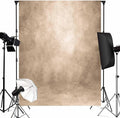 Beige Photography Backdrops Cream Colour Backdrop Vintage Headshot Portrait Photo Props Booth Background Photoshoot Studio Light Tan Texture Abstract Photo Backdrop(8x10ft,Beige) by Naykaly