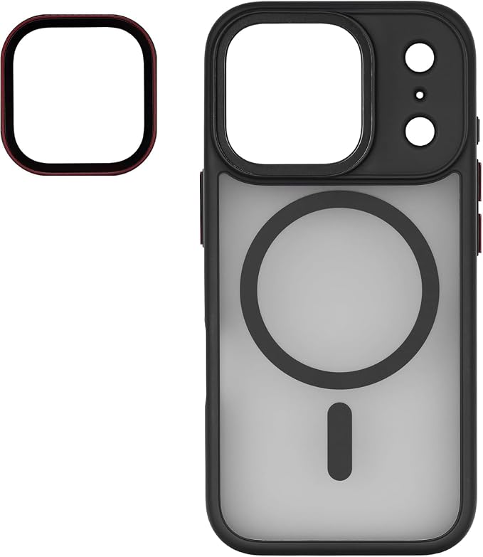 Magnetic UV Filter for iPhone 17 ProMAX with case | Compatible w MagSafe | Quick-Release System for CPL/ND/VND (Sold Separately) | Phone Video Lens Accessory Camera Lens Protector for Vlog Live by Unknown