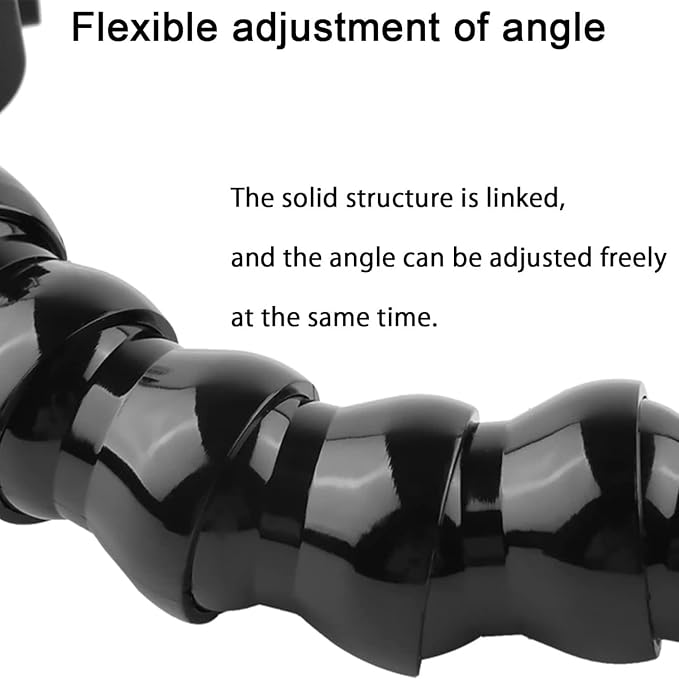 FiTSTILL Jaws Flex Clamp Mount with Adjustable Gooseneck 8-Section Compatible with Go Pro Hero 13,12,11,10,9,8,7,6,5,4,Session,3+, 3,2,1,Max,Fusion,DJI Osmo Action 5 Pro 4 3 2 Cameras - Image 3