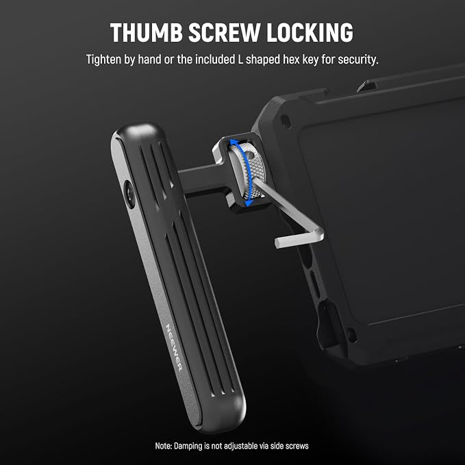 NEEWER Side/Top Handle Only for NEEWER iPhone 16 15 Samsung S24 S23 Cages | 2 Pack, Rotatable, 1/4" Screw, Anti Twist Pin, for Phone Stabilizer Video Rig, Video Recording, Filming, PA027 - Image 3