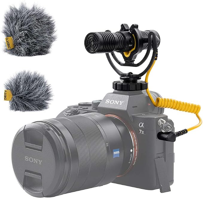 Deity V-Mic D4 Duo Dual Capsule Cardioid Microphone Camera-Mount Shotgun Mic ​Dual Mono/Stereo Recording Plug and Play with Rycote Shockmount for DSLR Camcorder Smartphone by Unknown