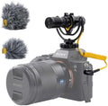 Deity V-Mic D4 Duo Dual Capsule Cardioid Microphone Camera-Mount Shotgun Mic ​Dual Mono/Stereo Recording Plug and Play with Rycote Shockmount for DSLR Camcorder Smartphone by Unknown