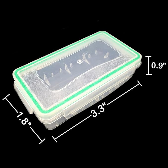 18650 Battery Storage Case Plastic Waterproof Battery Holder for 18650 and 16340 Batteries (4 Pack) - Image 3