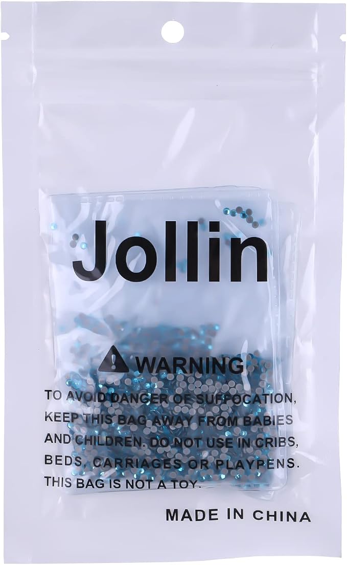 Jollin Hotfix Rhinestones Flatback Crystal Gems 2mm SS6, Aquamarine | 2880pcs Hot Fix Crystals Glass Rhinestones for Bedazzling, Crafting, Clothes, Shoes & Accessories DIY Decoration - Image 7