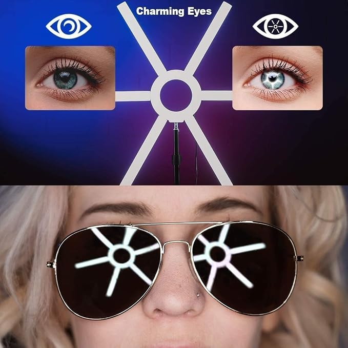 GVM Great Video Maker 600S LED Ring Light, 90W Dimmable Led Video Light Kit with Detachable Light Bars, Photography Lighting Led Video Lighting Kit for Live Broadcast, YouTube, CRI 97+ 3200K-5600K - Image 4