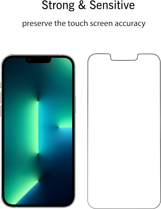 Ailun Screen Protector for iPhone 14 Plus/iPhone 13 Pro Max, 3 Pack | 6.7 Inch, Case Friendly, Tempered Glass - Image 4