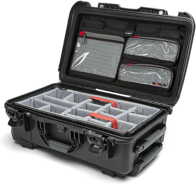 NANUK 935 Pro Photo Kit Camera Case, Waterproof Wheeled Hard Case, Carry-On | 22' x 14' x 9' - Dustproof, Padded Dividers, Impact Resistant, Airline Carry-On Approved - Image 4