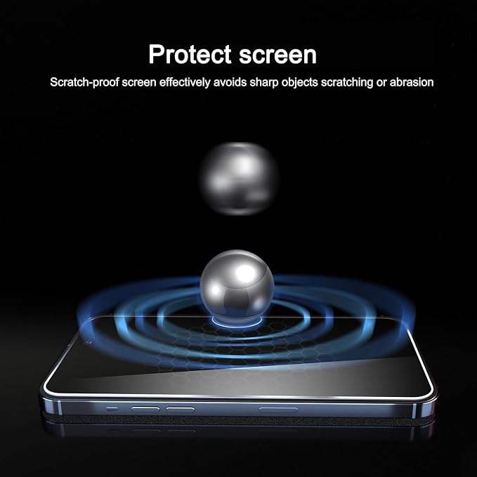 Ailun Screen Protector for iPhone 16 Plus/iPhone 15 Plus/iPhone 15 Pro Max | 3 Pack, 6.7 inch, Tempered Glass, Dynamic Island Compatible, Case Friendly, Not for iPhone 16 Pro Max 6.9 Inch - Image 3
