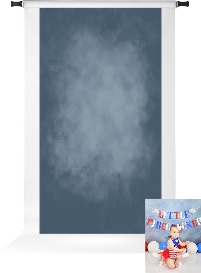 Kate Blue Photography Backdrops Abstract Photo Backdrop Poratrait Background for Photoshoot, 10x20ft by KateBackdropforPhotography
