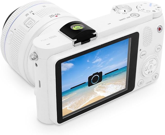 Anwenk Hot Shoe Level Camera Bubble Level Hot Shoe Spirit Level Hot Shoe Cover (Includes 2 Axis Bubble Level and 1 Axis Hot Shoe Cover) Combo Pack - Image 5