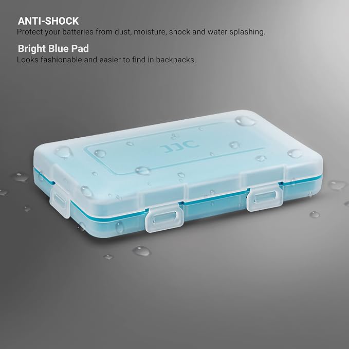 JJC CR123 CR123A Battery Case for 9x CR123 / CR123A / CR17345 / CR16340,Water-Resistant & Shockproof, CR123 CR123A Battery Storage,PP Shell Easy to Carry | Water-Resistant & Shockproof, CR123 CR123A Battery Storage Container Organizer Box, PP Shell Eas... - Image 2