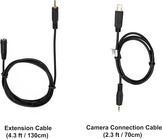 Kiwifotos Remote Control Shutter Release Cord for Sony A6000 A7IV A7III A7R | for Sony A6600 A6500 A6400 A6300 A7 A7II A7R II III A7RIV A7RV A7S A7SII A7SIII A9 RX100 VII VI VA V III RX10 III IV & More - Image 3