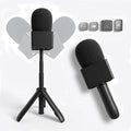 Mic Holder Stand for DJI Mic Mini2/Mini/3/2 RODE Wireless Microphone Desk Desktop Tripod & Handheld Interview Adapter, 2in1 Tabletop Telescopic Handle with Mic Flag for Vlog Podcast by CameraAccessories