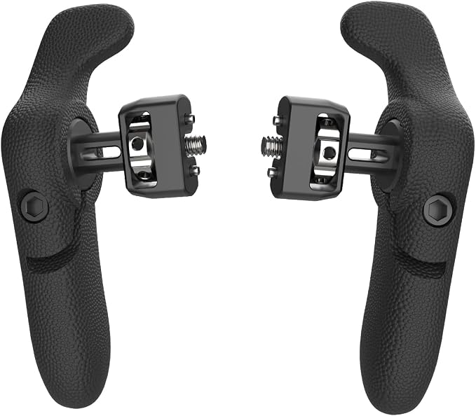 Nitze Side Handle Kit with 1/4" Screw and Retractable Locating Pins- PA32D | 360° Adjustable, Left and Right Side Handles, For Smartphone / iPad / Monitor / Camera Cages by Nitze