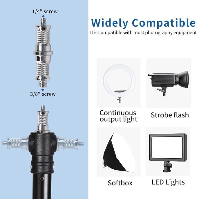 25 '' Ring Light Wall Mount with Phone Holder, Overhead Stand | Rotatable Triangle Boom Arm for Photography Lighting Studio, Live Streaming, Video Recording ,Salon, Barber, Beauty, Tattoo - Image 7