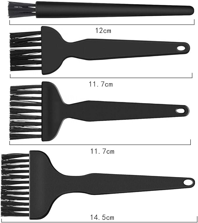 9 in 1 Anti Static Brush Computer Cleaning Kit for Keyboard PC Laptop | 9 nylon anti-static brushes for cleaning keyboards, PCs cameras and electronics without scratching delicate surfaces - Image 4