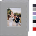 Small Photo Album 4x6 100 Pockets Leather Cover Picture Book Holds 4x6 Photos for Wedding, Baby, Family, Graduation by CHERRICH