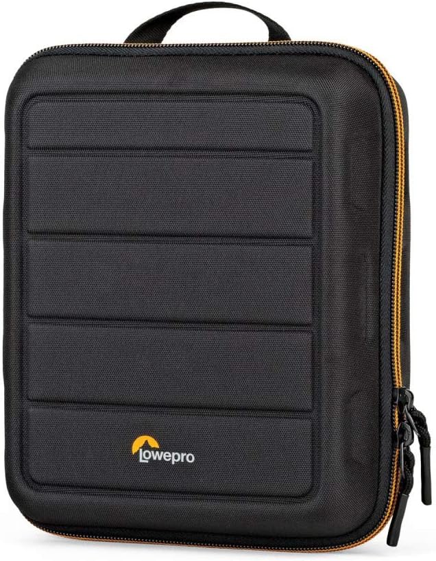 Lowepro Hardside CS 80 Case for Small Drone, Mirrorless Cameras, Larger Over-Ear Headphones, 22 x 10.2 x 24.5 cm, Black by Lowepro