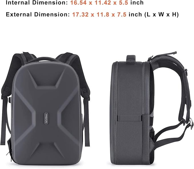 MOSISO Camera Backpack, DSLR/SLR/Mirrorless Photography Camera Bag | 15-16 inch Waterproof Hardshell Case with Tripod Holder&Laptop Compartment Compatible with Canon/Nikon/Sony, Gray - Image 7