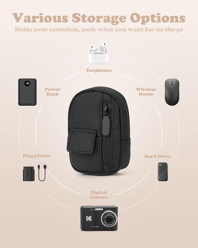 Soft Camera Case for Digital Camera KODAK PIXPRO FZ55/ FZ45/CAMKORY DC403 | Travel Camera Pouch, Carry Case Bag Cute Small - Image 5