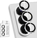 for Samsung Galaxy Z Fold 8 Ultra Camera Lens Protector, Individual Metal Ring Tempered Glass Lens Cover, [Strong Adsorption] Scratch Resistant Ultra-Thin HD Clear Lens Cover, 1 Set-Slivery Ring by Btscase