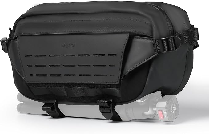 ULANZI 9L Camera Sling Bag, Water-Resistant Camera Case with Tripod Holder | DSLR/SLR/Mirrorless Camera Bags Crossbody for Photographers Video Photo Live Pov Vlog Photography Accessories- Black - Image 9