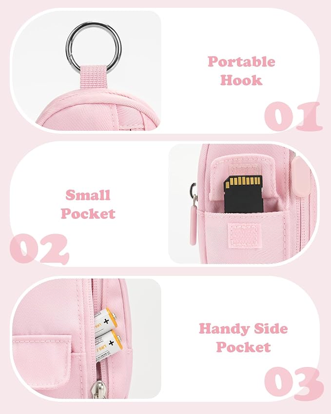 Soft Camera Case for Digital Camera KODAK PIXPRO FZ55/ FZ45/CAMKORY DC403 | Travel Camera Pouch, Carry Case Bag Cute Small - Image 6